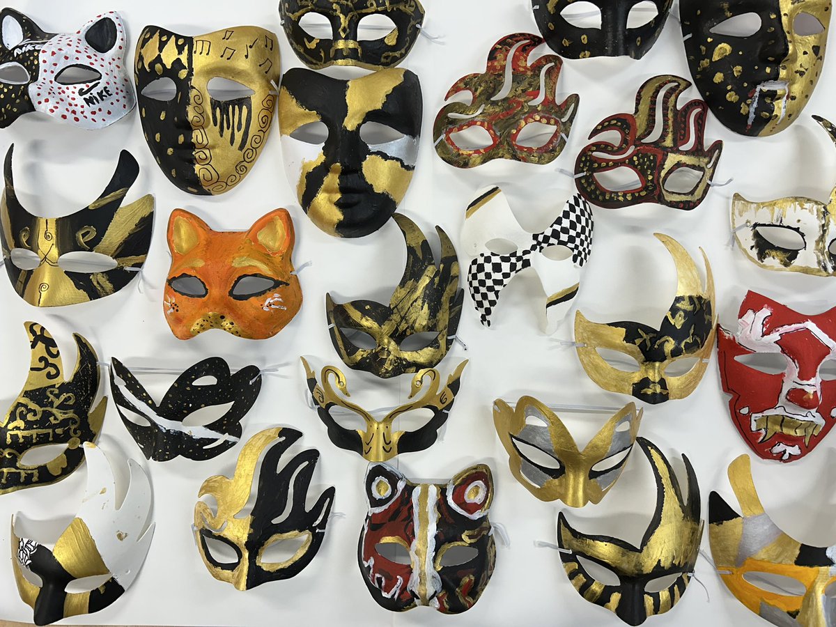 Mr Morgan@SHSrbk (@davidmorganart) on Twitter photo Great fun to work with 7DPE on this Romeo and Juliet cross-curricular project with the <a href="/shsrbk/">Southborough High School</a> English department. The boys are re-creating the masquerade ball. Here are the Venetian inspired masks. Over to you Miss Salloo! Great fun to work with 7DPE on this Romeo and Juliet cross-curricular project with the <a href="/shsrbk/">Southborough High School</a> English department. The boys are re-creating the masquerade ball. Here are the Venetian inspired masks. Over to you Miss Salloo!