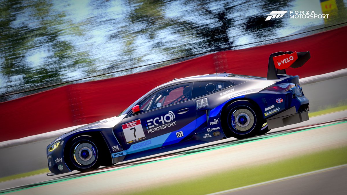 With <a href="/TheReal_TORA/">TORA</a> Sebring 12h coming soon. It seemed appropriate to update the <a href="/ECHOmotorsport/">ECHO</a> livery on the M4 GT3.
<a href="/ForzaMotorsport/">Forza Motorsport</a> #BMW #M4 #GT3
#Forza #ForzaMotorsport #FM23 #ForzaShare