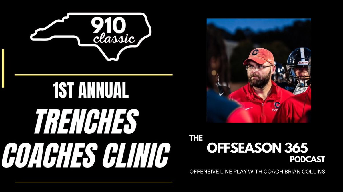 910 Classic 1st Annual Trenches Coaches Clinic: OL play with Coach Brian Collins

youtu.be/82o2vu9WSIw?si…