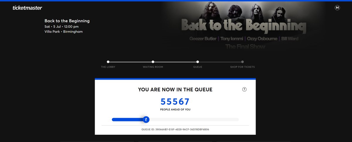 Update, a whole 20,000 spaces gone in 58 minutes, which based on capacity of 42,000 means it's game over...
