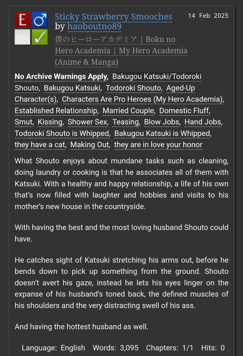 #bktd #tdbk

Valentine's Day spicy fluff with our favorite pair of sappy boys😌

I hope you enjoy🩷

archiveofourown.org/works/63057508