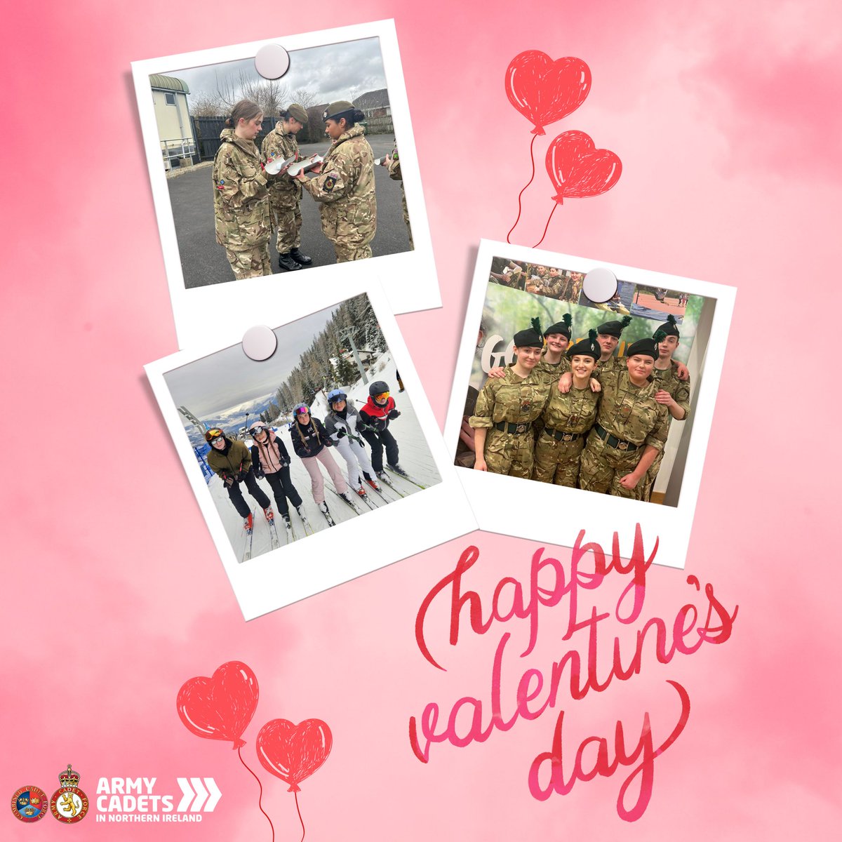 2nd (NI) Battalion ACF (@2niacf) on Twitter photo Roses are red, violets are blue, weโre so lucky to have cadets like you โค๏ธโ๐ฅ
Wishing all our Army Cadets, CFAVs and PSS a very happy Valentineโs Day. You are the heart of this organisation and we hope you all have a special day!
โฅ๏ธโฅ๏ธโฅ๏ธ
#HappyValentinesDay #ArmyCadets #CadetsNI Roses are red, violets are blue, weโre so lucky to have cadets like you โค๏ธโ๐ฅ
Wishing all our Army Cadets, CFAVs and PSS a very happy Valentineโs Day. You are the heart of this organisation and we hope you all have a special day!
โฅ๏ธโฅ๏ธโฅ๏ธ
#HappyValentinesDay #ArmyCadets #CadetsNI