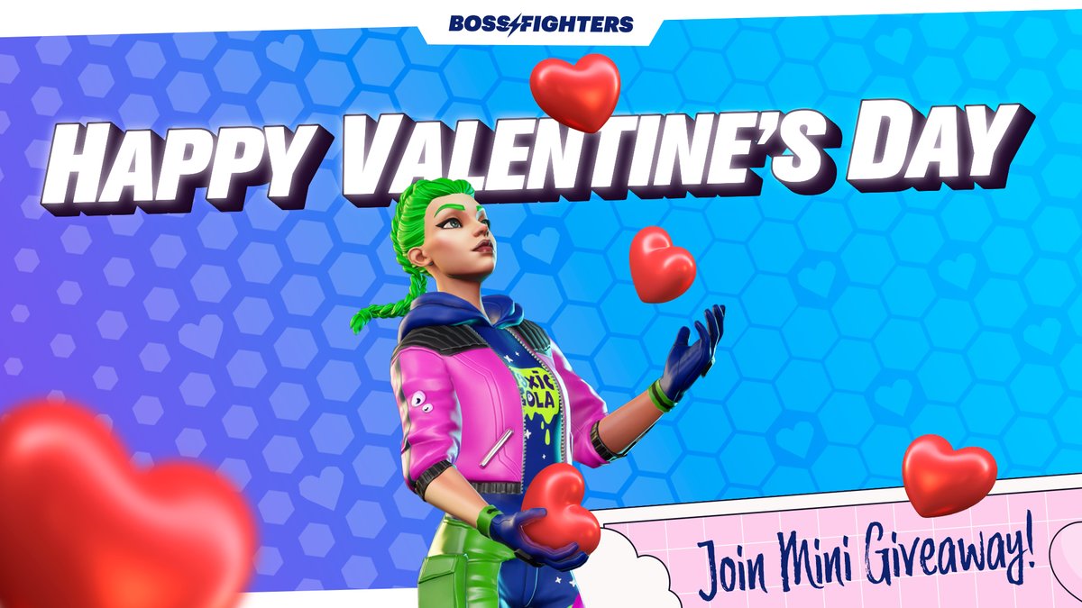💘 Happy Valentine’s Day, BOSS FIGHTERS Fam! 💘

Today, we’re feeling extra lovey-dovey 💖 and we just gotta say it—YOU are our ultimate Valentine! 💌💥
You bring the hype, the chaos, and the best moments to our battles, and we love every second of it! So, to spread the love,
