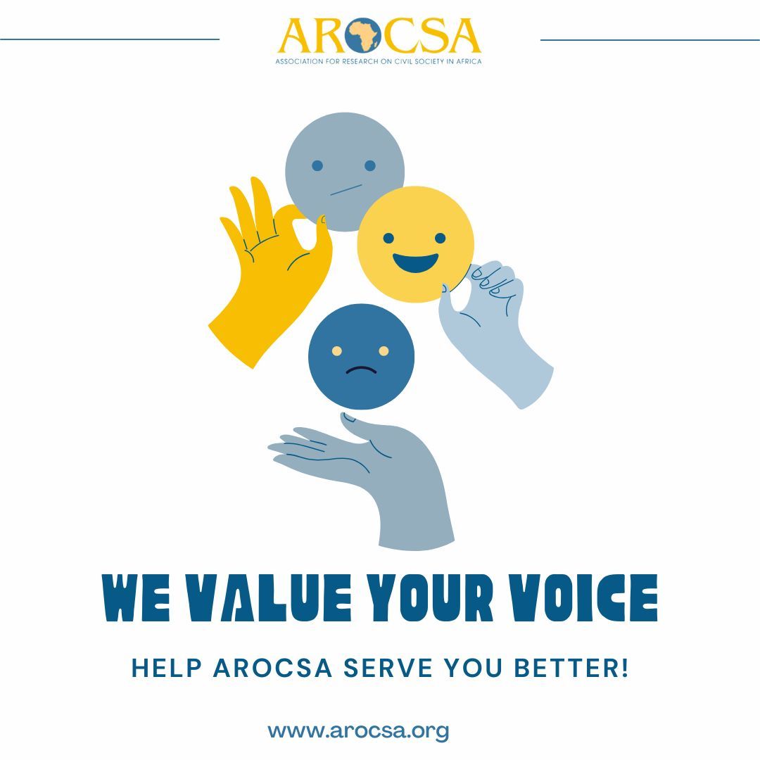 We want to hear from you! Share your thoughts on how AROCSA can better serve you and support your growth. Your feedback is essential in shaping our future efforts.