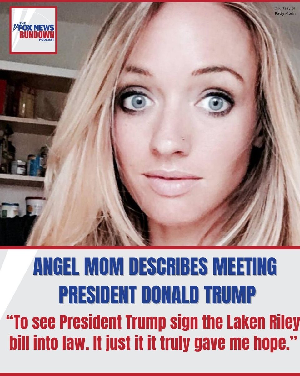 Angel mom, Patty Morin, joins the #FOXNewsRundown to describe meeting President Donald Trump and what it meant to her after losing her daughter.  buff.ly/49izbOX