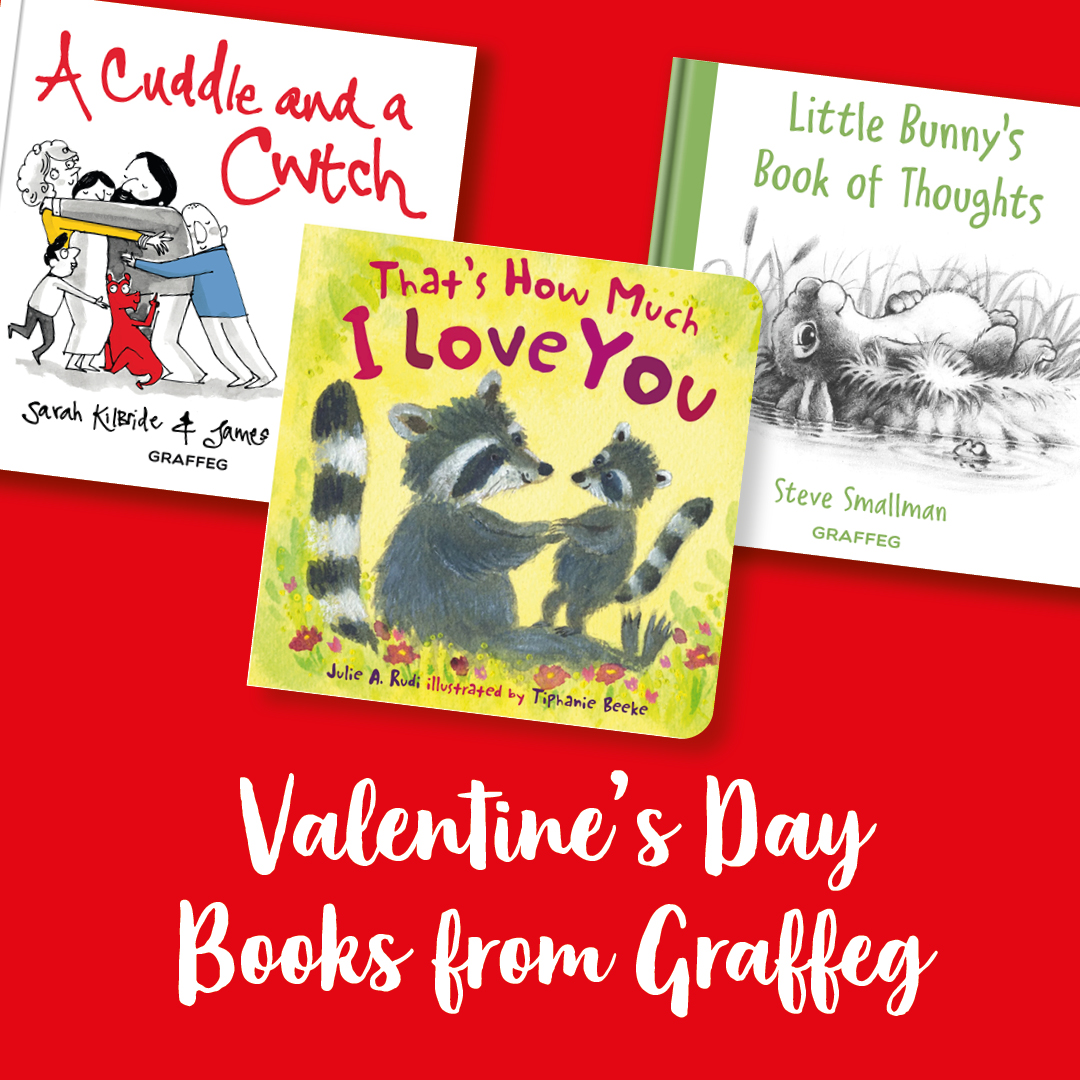 Graffeg (@graffeg_books) on Twitter photo Happy Valentine’s Day!
Today we're reading our rhyming books because what says “I love you” more than a poem?
💕That’s How Much I Love You by Julie A. Rudi & <a href="/TiphanieBeeke/">Tiphanie_Beeke</a>
🐰Little Bunny’s Book of Thoughts by <a href="/SteveRT1/">Steve Smallman</a>
🥰A Cuddle and a Cwtch by <a href="/sarah_kilbride/">Sarah kilbride</a> & James Munro Happy Valentine’s Day!
Today we're reading our rhyming books because what says “I love you” more than a poem?
💕That’s How Much I Love You by Julie A. Rudi & <a href="/TiphanieBeeke/">Tiphanie_Beeke</a>
🐰Little Bunny’s Book of Thoughts by <a href="/SteveRT1/">Steve Smallman</a>
🥰A Cuddle and a Cwtch by <a href="/sarah_kilbride/">Sarah kilbride</a> & James Munro