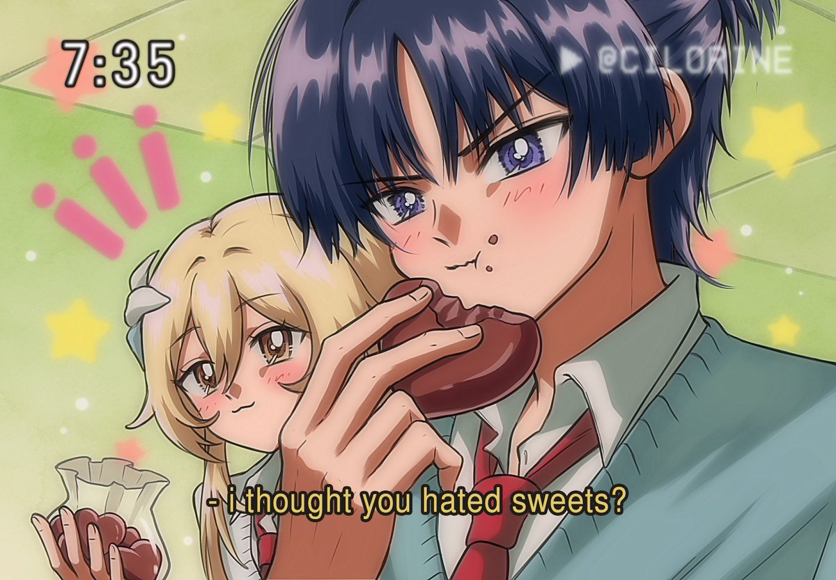 #scaralumi valentine school au... choco from lumine 🍫⁉️🤩