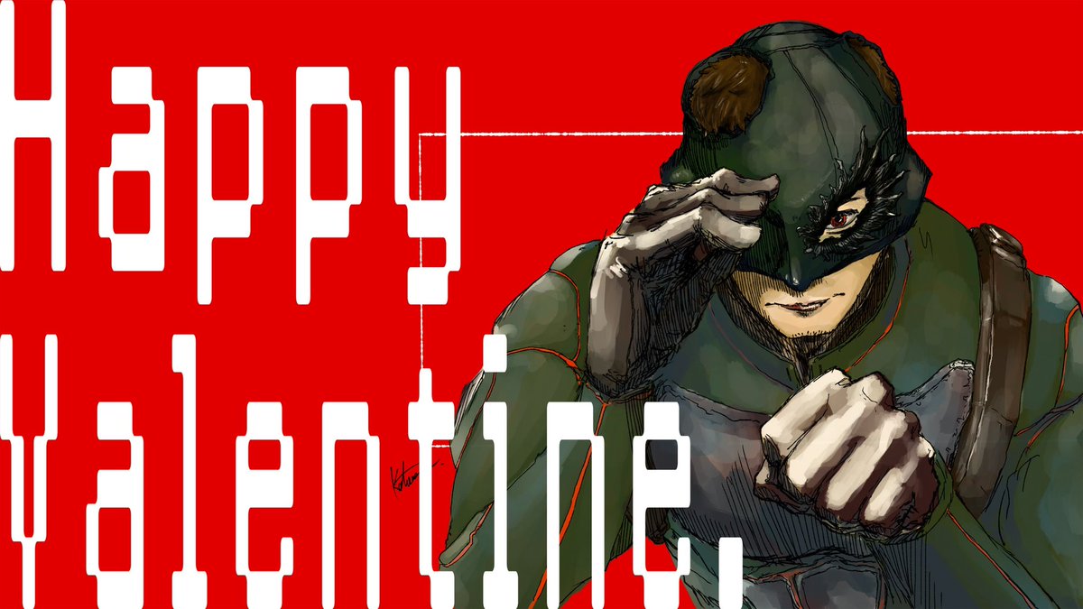 "バレンタインなので"
パンツを被りました。