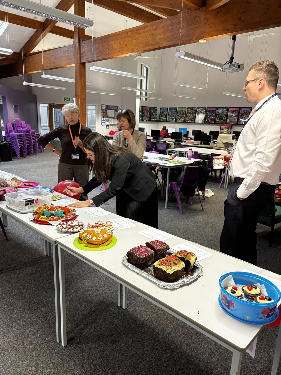 And the winners of our Bake Off were Poppy, Saffron and Fay. Thankyou to our lovely judges and hope you enjoyed! All for a great cause to support <a href="/TheBHF/">British Heart Foundation</a> . Proud of all our students ☺️<a href="/TedWraggTrust/">Ted Wragg Trust</a>