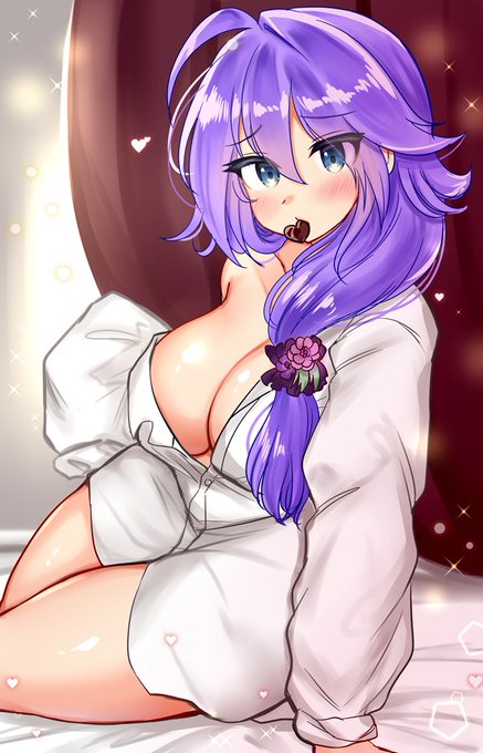 「……食べる?」

#フラワーナイトガールイラスト
#フラワーナイトガール 
#バレンタイン 