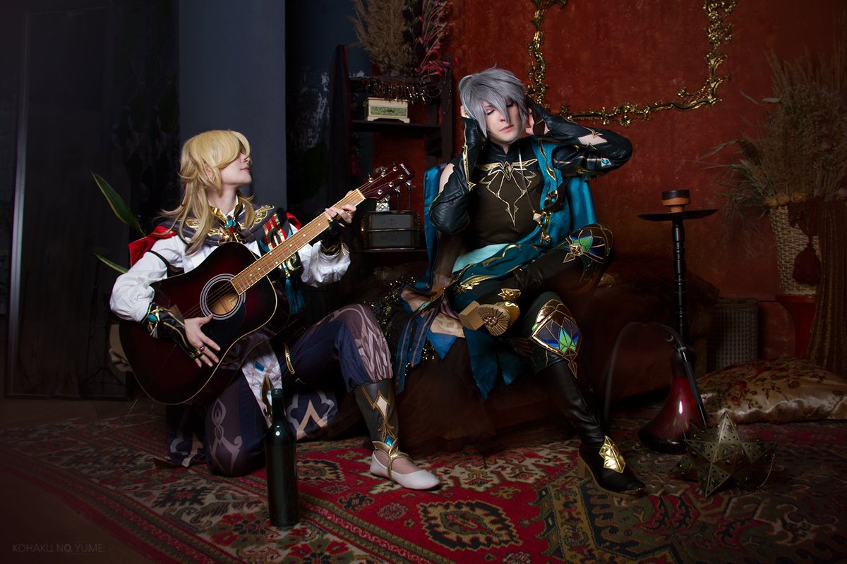 K:I was made 4 loving u baby!U was made 4 loving me!
A:Kaveh, stop it. Ur “serenade” won’t change the fact u still have to pay the rent.
Happy Valentine’s day! Be sure, Kaveh will find the best way to pay the rent 😏
#haikaveh #alhaitham #kaveh