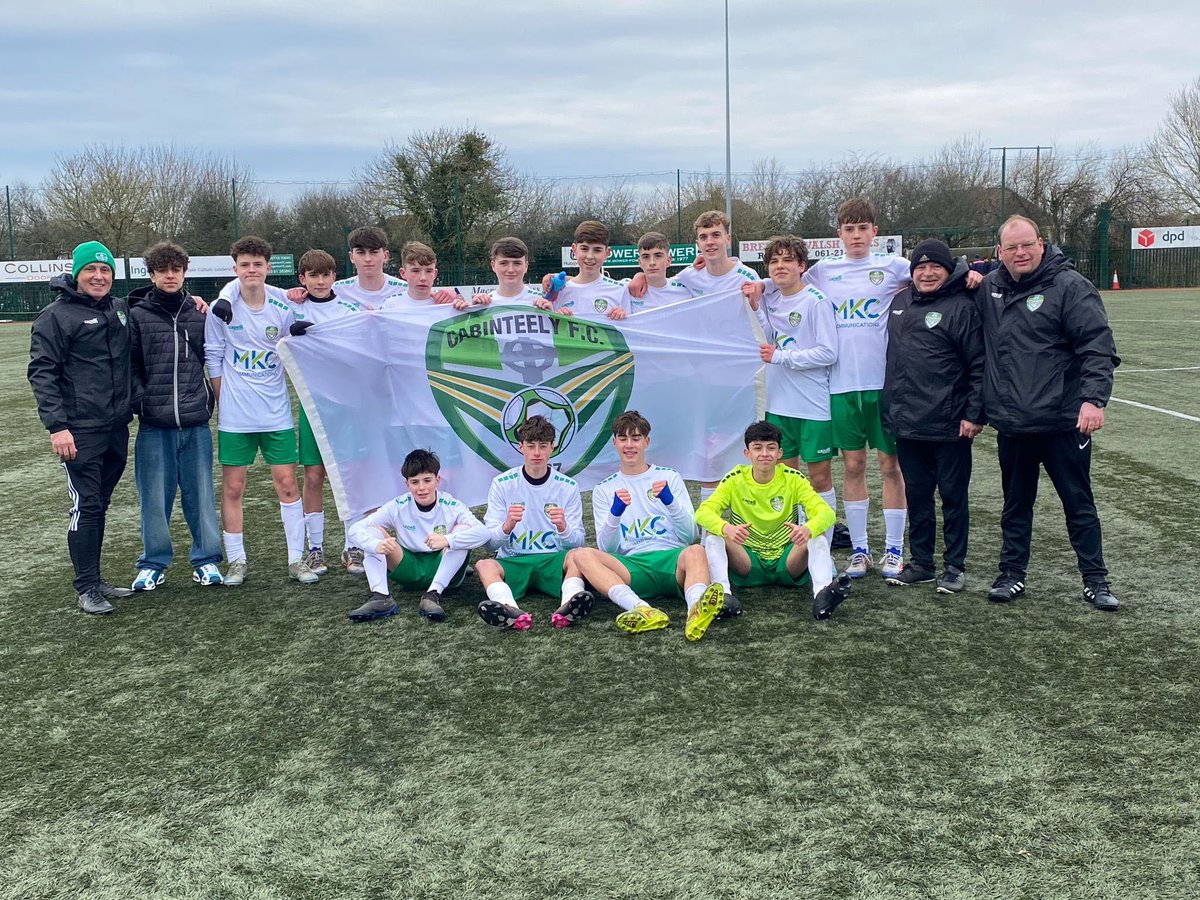 MKC Communications (@mkccomm) on Twitter photo MKC is a proud sponsor of youth football at <a href="/Cabinteely_FC/">Cabinteely FC</a> ⚽️
Huge congratulations to the U16 Division 1 team who are through to the SFAI National Trophy Last 16👏
Well done and good luck lads🏆🙌🏻 MKC is a proud sponsor of youth football at <a href="/Cabinteely_FC/">Cabinteely FC</a> ⚽️
Huge congratulations to the U16 Division 1 team who are through to the SFAI National Trophy Last 16👏
Well done and good luck lads🏆🙌🏻