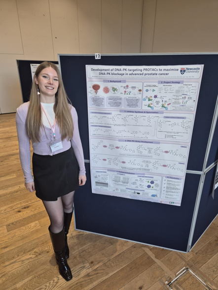 NCL_MedChem's tweet image. Delighted that one of our PhD students, Elle Watson, won a prize for her poster presentation at the @NU_Cancer PGR conference yesterday! Well-deserved recognition for your brilliant research 👏🥳 @MosmedC @ChemistryNCL @SciencesNCL