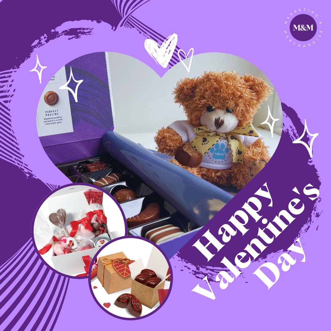 🐻💘 Uh-oh… Buddy the Bear has been caught red-pawed! 🐾 Valentine’s Day isn’t just about romance for us at M&amp;M—it’s a great excuse to show appreciation to our amazing team. Check out our Valentine’s blog bit.ly/3ZaDJV4 #BuddyTheBear #ValentinesDay #BrandedGifts