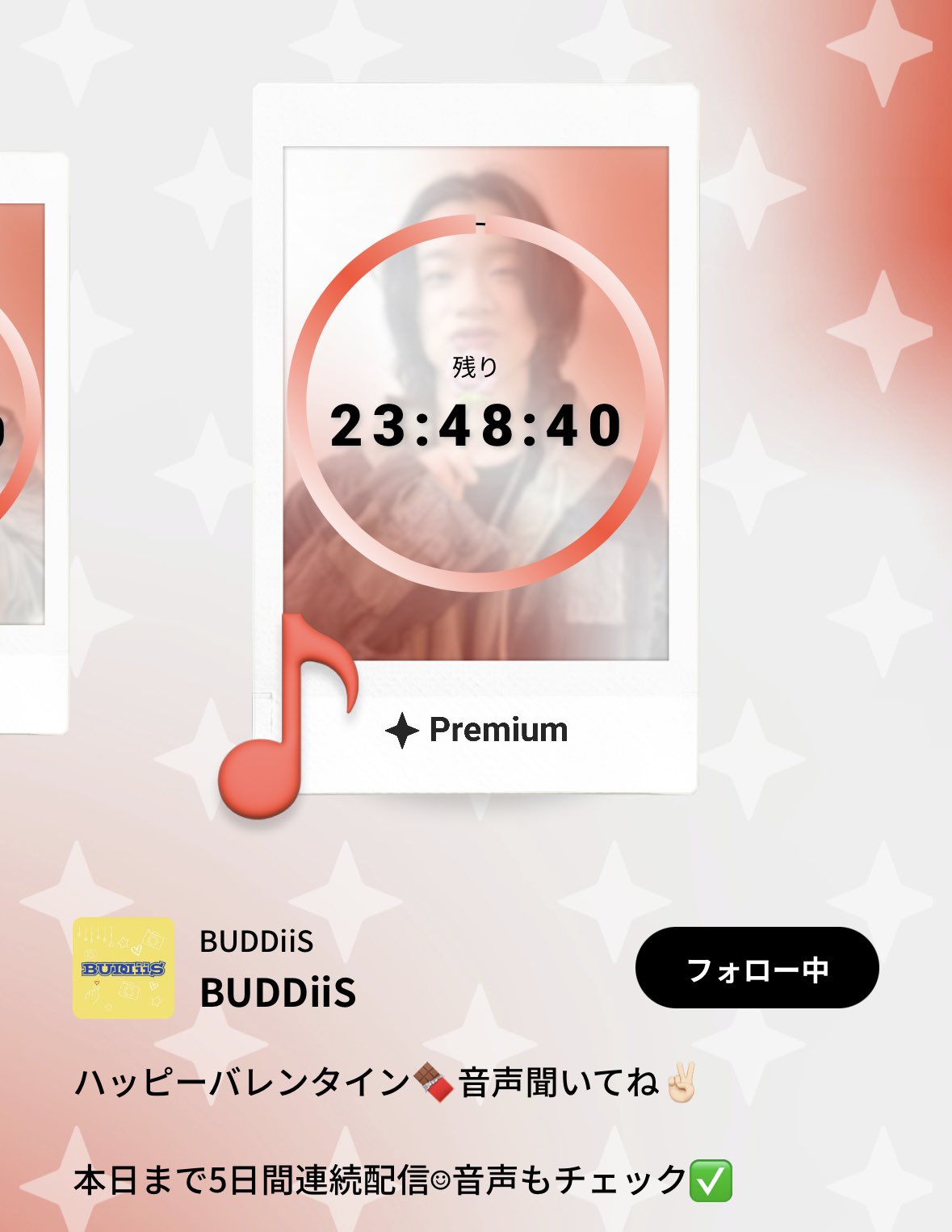 BUDDiiS チェキ BUDDiiS チェキ