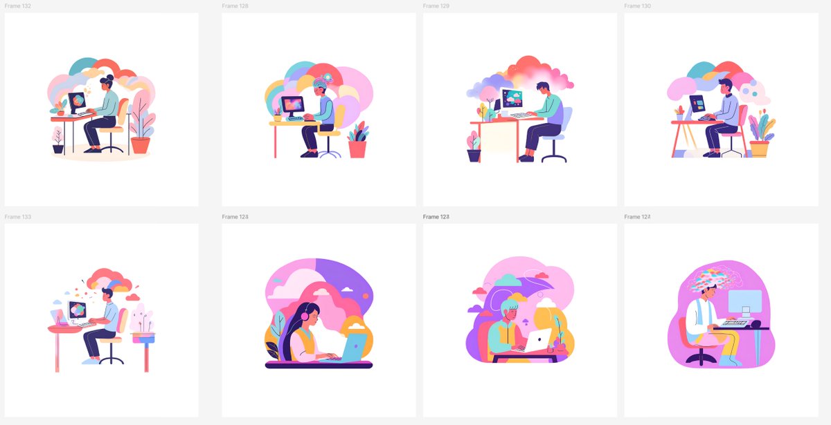 DAY17-25 #デイトラ #Webデザイン
一気にツールの使い方学習⇒バナー作成課題。
写真素材を探す時間短縮になるかな、とCanvaの画像生成AIを試した。
「Webスキルで、もっと自由な働き方を。」
「Webスキルを味方に、理想のワークスタイルへ。」
というコピーに合うように。
男性、女性向けそれぞれ。