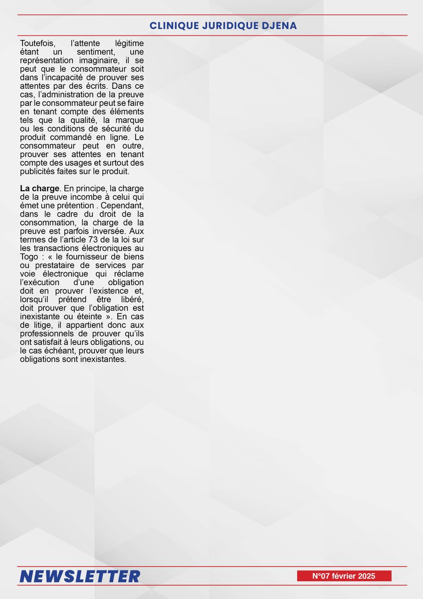 Clinique Juridique Djena - CJD tweet media