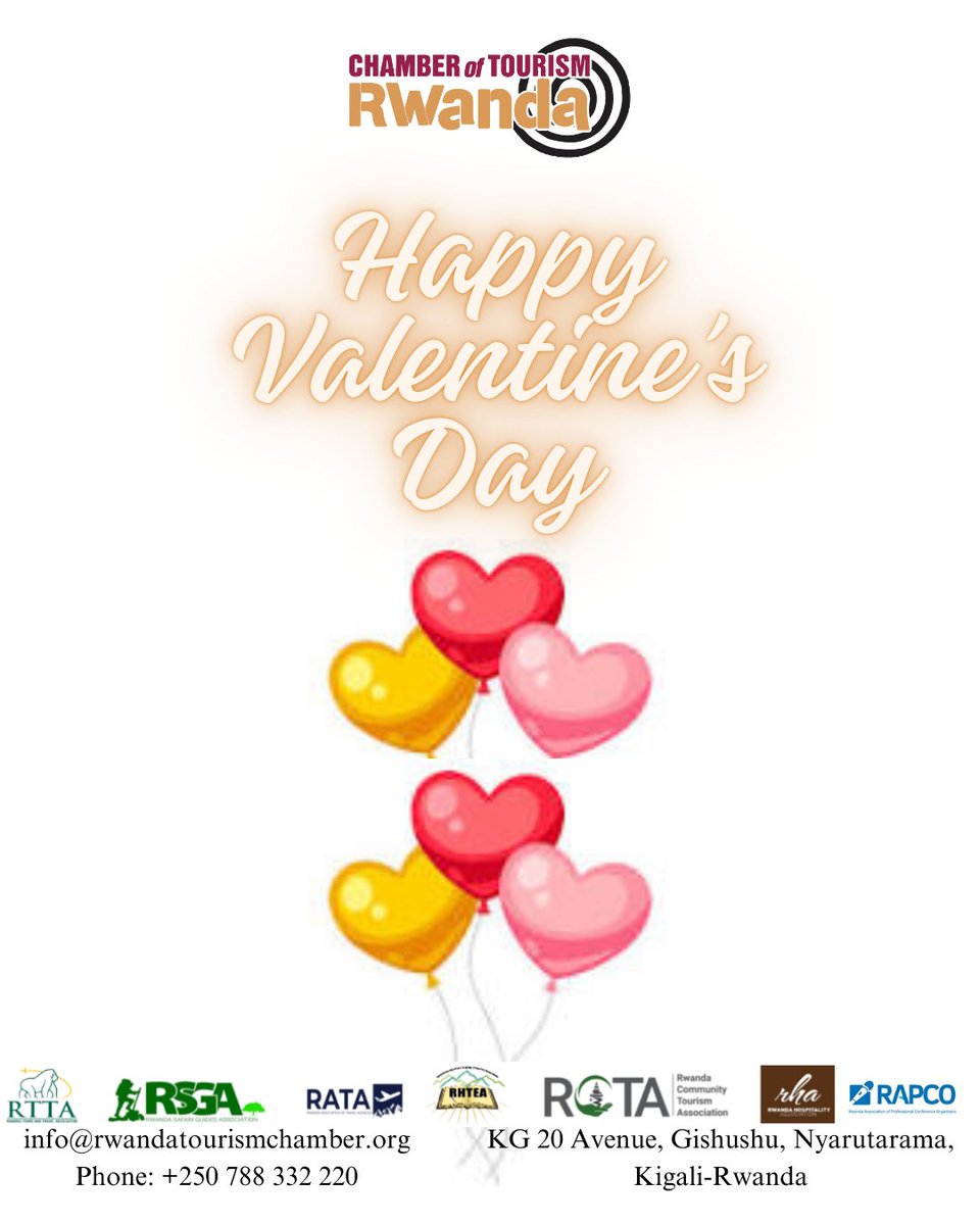 💖 Happy Valentine’s Day from RCOT💖

Rwanda is the perfect place to celebrate love, whether it’s through stunning landscapes or unforgettable moments with loved ones. Wishing everyone a day filled with warmth and joy❤️

#HappyValentinesDay #LoveRwanda #RCOT