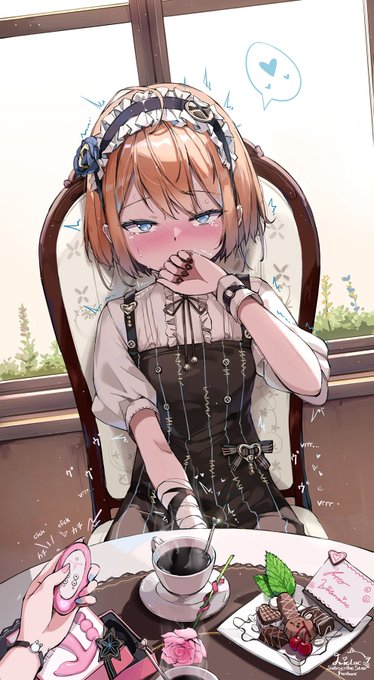 Exciting Valentine Date・刺激的なバレンタインデート
Happy Valentine!

"I never thought you would pick this as a gift.. let's see~♡"
"Ahn♡! N..not so sudden.."
「へ～こんなものがバレンタインギフトなんて以外だな～。どれどれ♡...」
「あん～ちょ..ちょっといきなり..強すぎ」 