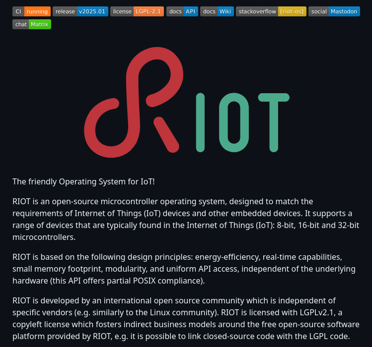 tom_doerr's tweet image. Open-source IoT operating system for microcontrollers