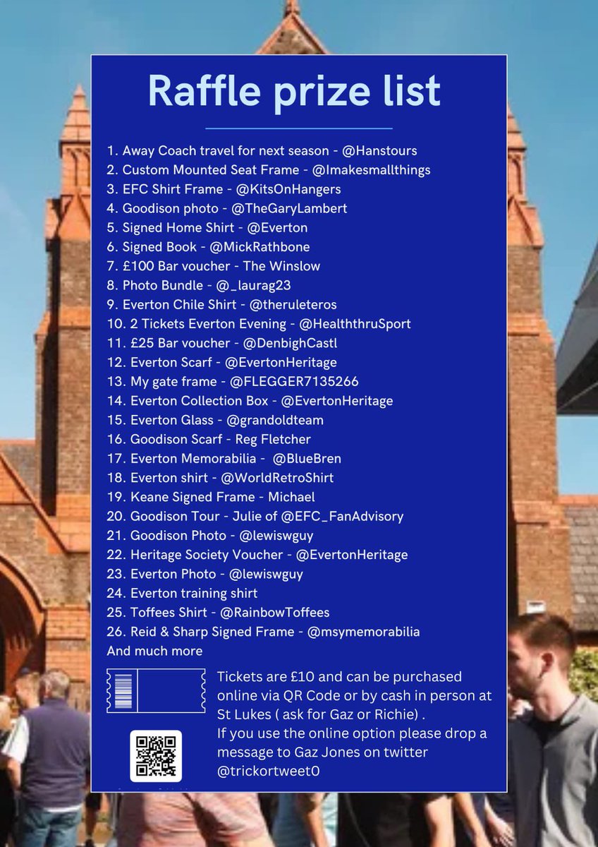 For our raffle to try and help St Luke’s church <a href="/TheGaryLambert/">Gary Lambert</a> has kindly donated this one of a kind print. 

Have the chance to win 1 of over 30 prizes by donating £10 to our gofundme and then message me for your ticket number gofund.me/67c3a781