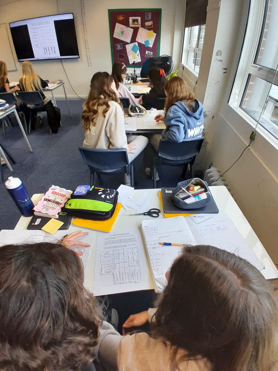 #CCSGYear7 and #CCSBYear7 put their number properties skills to the test by completing a puzzle from <a href="/nrichmaths/">NRICH maths</a> . There was lots of #CCChallenge and #CCProblemSolving in their #CCCollaborations
