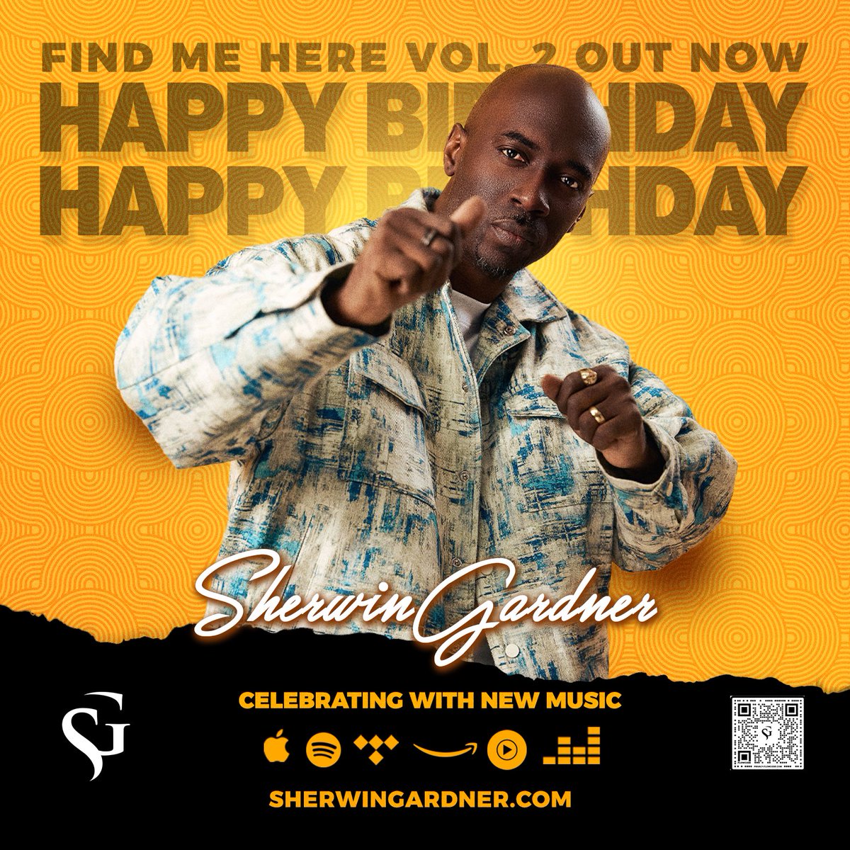 Celebrating Life and Music Today! 🎉🎶

Grateful for another year and thrilled to share that Find Me Here Vol. 2 is now available! Your support means the world. Let’s continue this journey together.

#FindMeHereVol2 #NewMusic #Gratitude #BirthdayBlessings