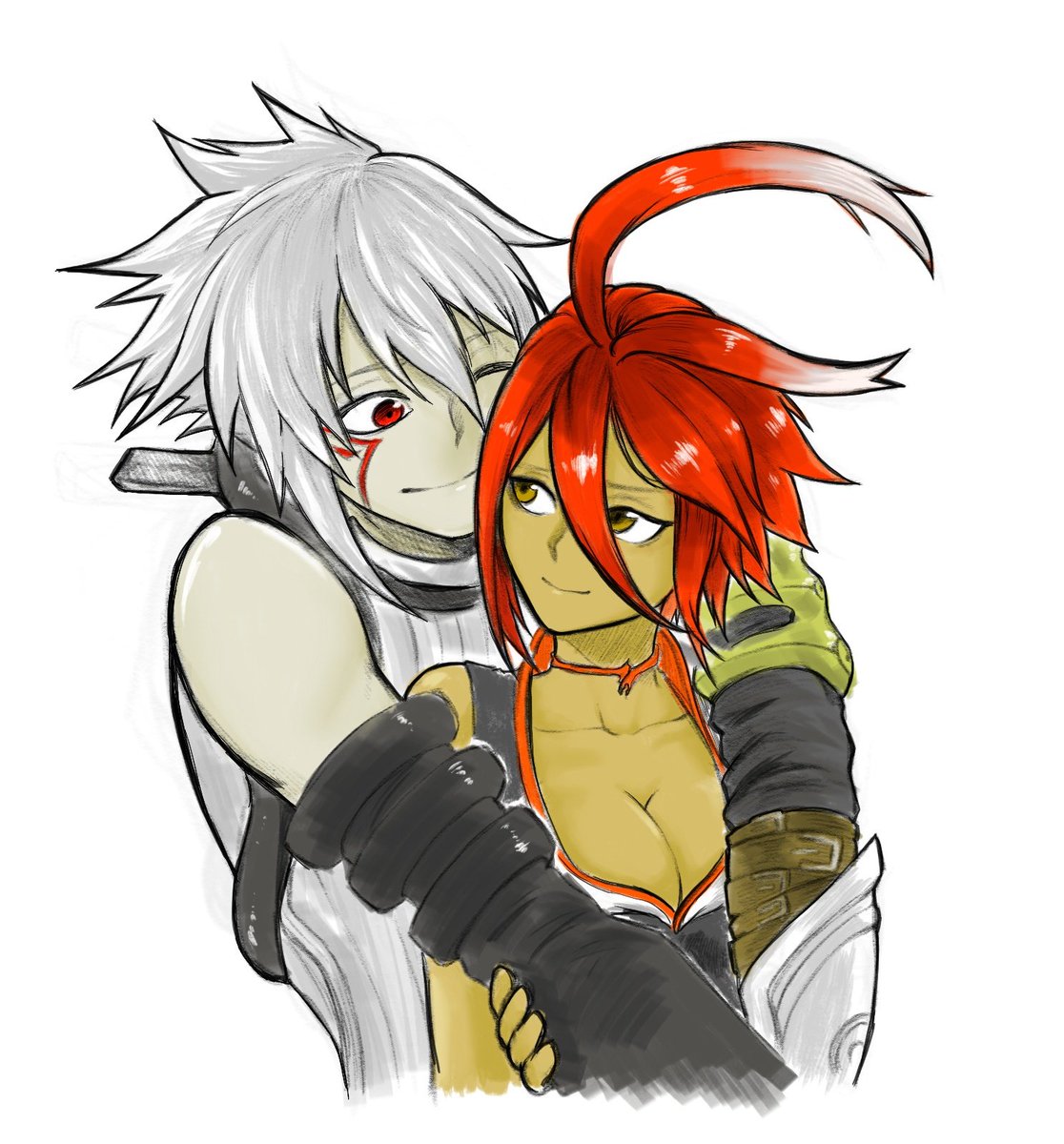 AimaZero's tweet photo. Haseo x Alkaid doodle

#dothack #fanart #drawing #ValentinesDay #doodle #sketch https://t.co/Sfi38jmpKh