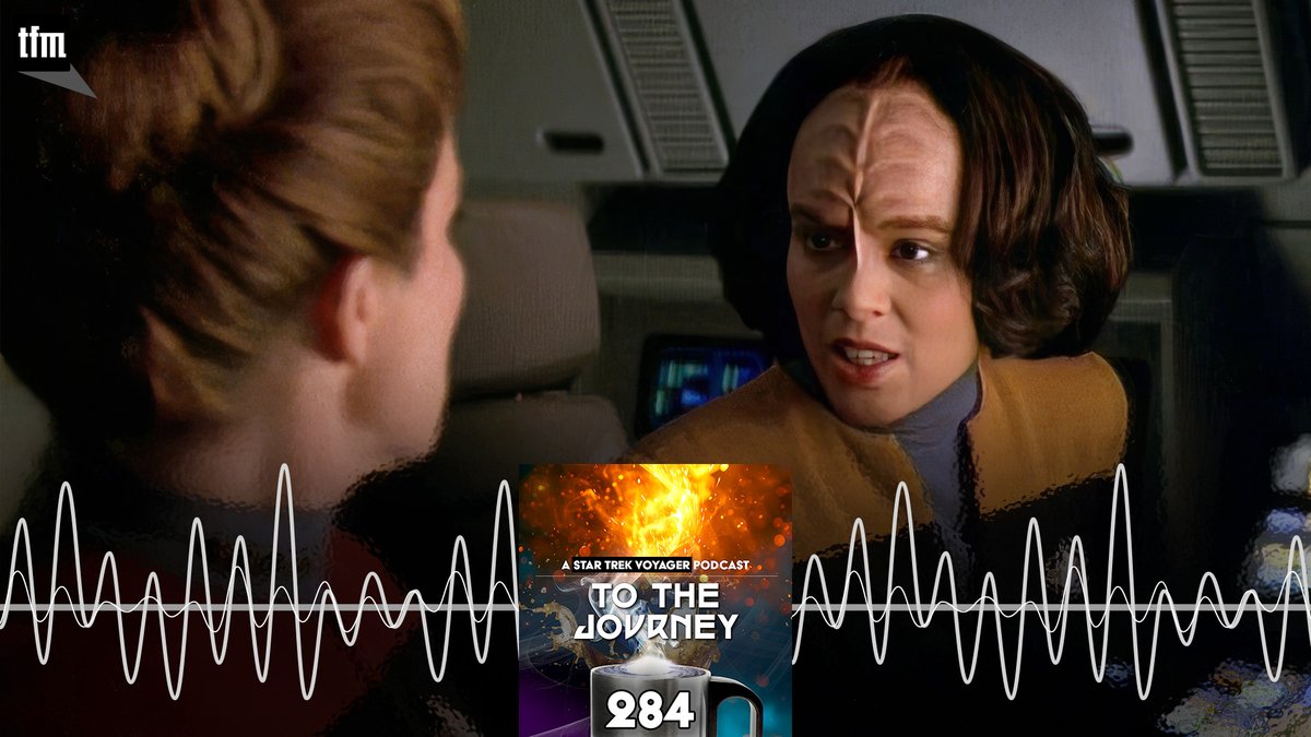 New To The Journey! “I Get My Double Vision” <a href="/cbryanjones/">C Bryan Jones</a> + <a href="/mattrushing02/">Matt Rushing</a> discuss “Parallax” and how the story advances the early concepts of the series. #StarTrek #Voyager #rewatch #podcast trek.fm/to-the-journey…