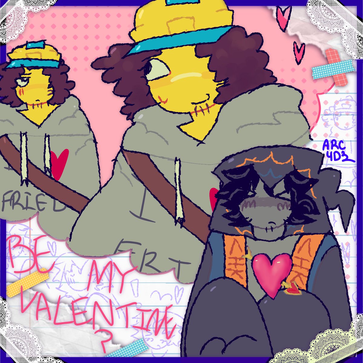 arc4d3_'s tweet photo. hapy valentinez from swapped #buildermon !1! https://t.co/zKCpO2diVw
