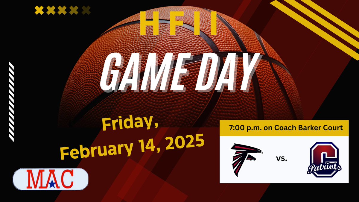 🏀 Friday Night Hoops! 🏀 
 📍Home on Coach Barker Court
  HFII 🆚 Cousino
 ⏰ Varsity Tip-Off: 7:00 PM

<a href="/MIPrepZoneMD/">MIPrepZone Macomb</a> 
<a href="/HFIISTUDENTSEC/">The Nest</a>