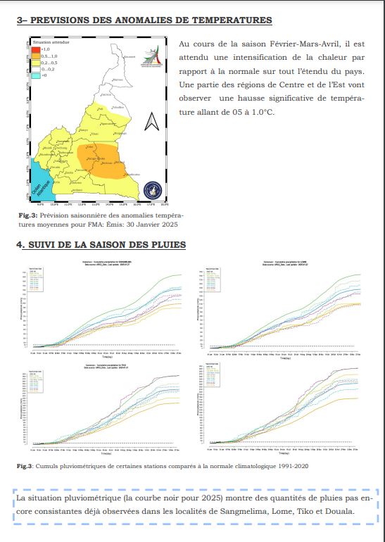 DMN_CMR's tweet photo. ℹ️PREVISION SAISONNIERE DES PRECIPITATIONS POUR Février, Mars et Avril 2025
Validité: Février, Mars et Avril2025
Bulletin pdf: https://t.co/n1dlzskw2I

(Partie 2/2) https://t.co/hXGhEjOFuB