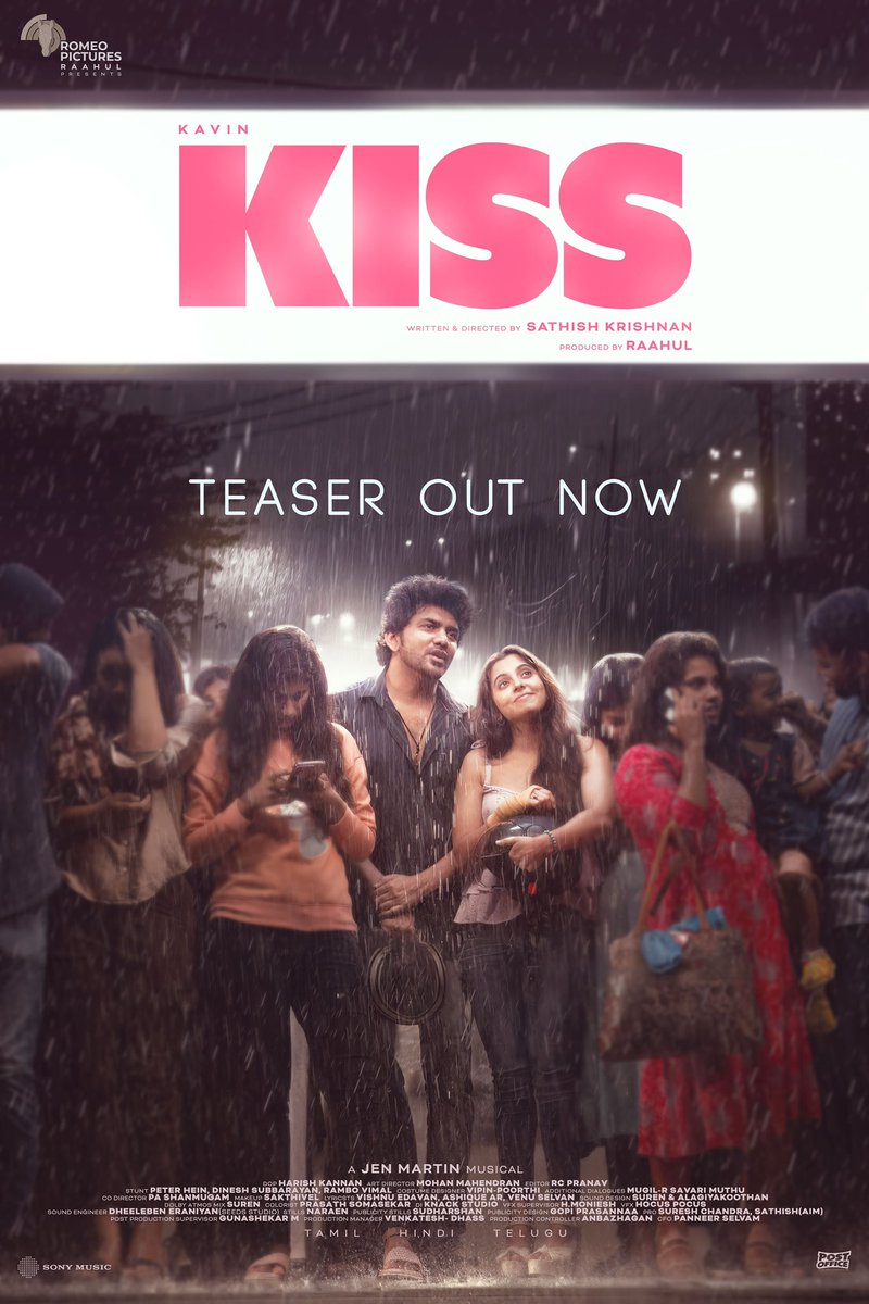 Kavin (@kavin_m_0431) on Twitter photo "KISS"
Teaser ▶️ youtu.be/g9_CSz_HeWk?si…
A <a href="/JenMartinmusic/">Jen Martin</a> musical ♥️
<a href="/Romeopictures_/">Romeo Pictures</a> <a href="/dancersatz/">Sathish krishnan</a> <a href="/mynameisraahul/">raahul</a> <a href="/preethiasrani_/">Preethi Anju Asrani</a> <a href="/dop_harish/">Harish Kannan</a> @peterheinoffl master #MohanaMahendiran <a href="/editorrcpranav/">RC Pranav</a> <a href="/iamgunashekar/">Gunashekar M </a> @sonymusicsouth <a href="/bypostoffice/">Post Office</a> <a href="/teamaimpr/">Team AIM</a> <a href="/thetabsofficial/">The Tabs</a> "KISS"
Teaser ▶️ youtu.be/g9_CSz_HeWk?si…
A <a href="/JenMartinmusic/">Jen Martin</a> musical ♥️
<a href="/Romeopictures_/">Romeo Pictures</a> <a href="/dancersatz/">Sathish krishnan</a> <a href="/mynameisraahul/">raahul</a> <a href="/preethiasrani_/">Preethi Anju Asrani</a> <a href="/dop_harish/">Harish Kannan</a> @peterheinoffl master #MohanaMahendiran <a href="/editorrcpranav/">RC Pranav</a> <a href="/iamgunashekar/">Gunashekar M </a> @sonymusicsouth <a href="/bypostoffice/">Post Office</a> <a href="/teamaimpr/">Team AIM</a> <a href="/thetabsofficial/">The Tabs</a>