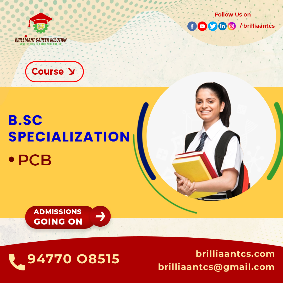 brilliaantcs's tweet image. 🎓Admission Open for B.Sc. Courses!🌟

Looking to build a strong foundation for your future? Enroll in . programs and take a step toward a successful career in Science &amp;amp; Technology!✅

#BScAdmission #BrilliaantCareerSolution #StudyScience
