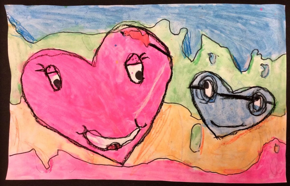Happy Valentine's Day! On this day of caring &amp; connection, I want to thank our students, staff, families, &amp; community for making BCSD a place where learning &amp; kindness flourish. Thanks to <a href="/BCSDHRidge/">Hickory Ridge Elementary</a> 1st grader Gavin Patterson for sharing his artwork with us! #BrunswickPRIDE