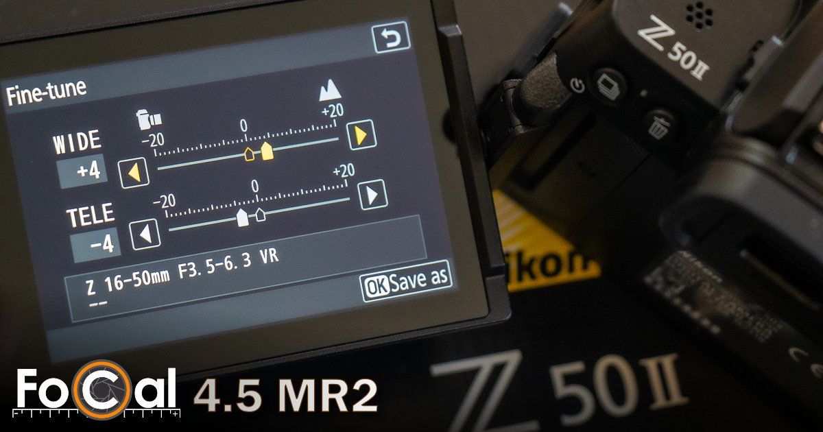 FoCal 4.5 MR2 released:

- Tethered support for the Nikon Z50ii
- Fixed to Nikon metadata processing
- Updates to Scores
- A few bug fixes

Available now from your FoCal account.

buff.ly/3WCAjZB