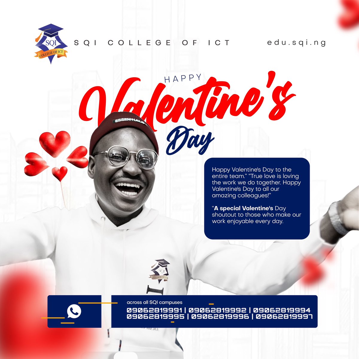 sqicict's tweet image. Love starts with you! Spread kindness, share joy, and make the world a better place.

Happy Valentine’s Day!