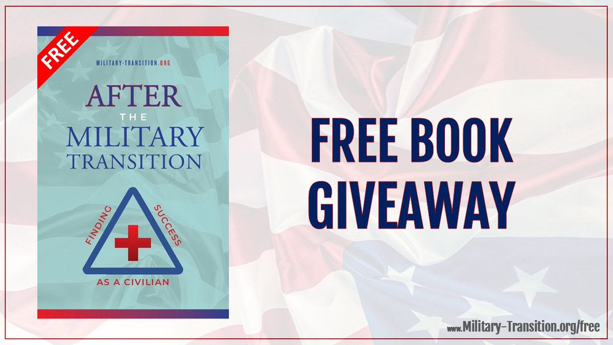 miltransurvey's tweet photo. Free #militarytransitionbooks
https://t.co/cvGEip6Ty1
#Jobs4Veterans #BeyondService #Mil2Civ #CivilianPath #PostMilLife https://t.co/VEK9GEHRIG