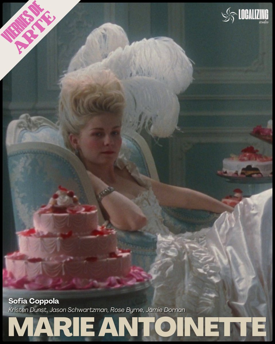 nancysodivine's tweet image. ¡Feliz Valentin! 💘
En @Localizing_St , nos recomiendan una peli ideal para hoy...
A Maria Antonieta le encantan los dulces y a mí también 🍬
#localizingstudio #recomendaciones #almanaquecinefilo #cine #sofiacoppola #marieantoinette