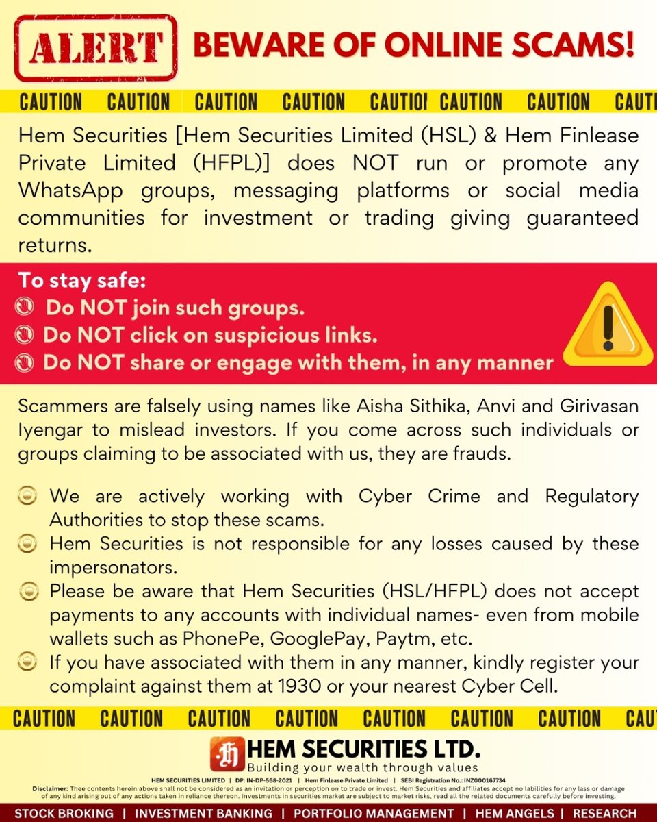 Hem Securities Limited tweet media