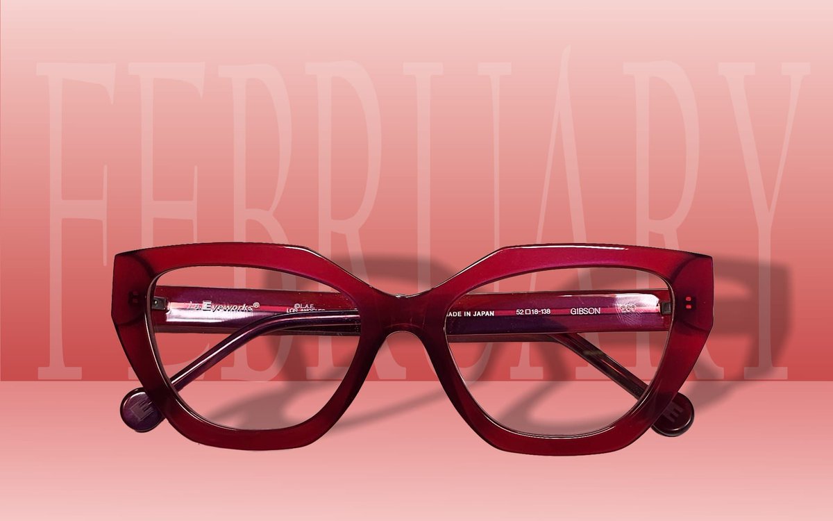 Sharing the specs love on Valentine’s Day. 🌹

Gorgeous reds by L.a. Eyeworks