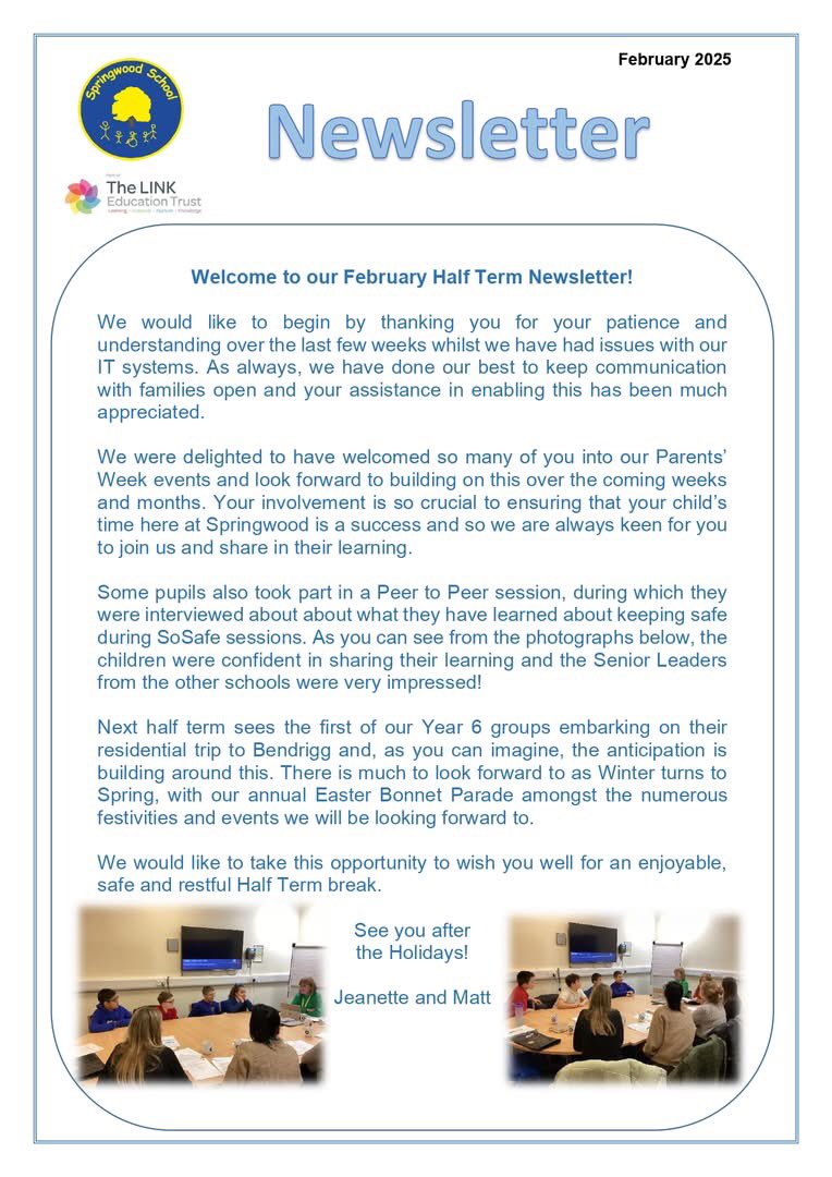 Springwood School tweet media