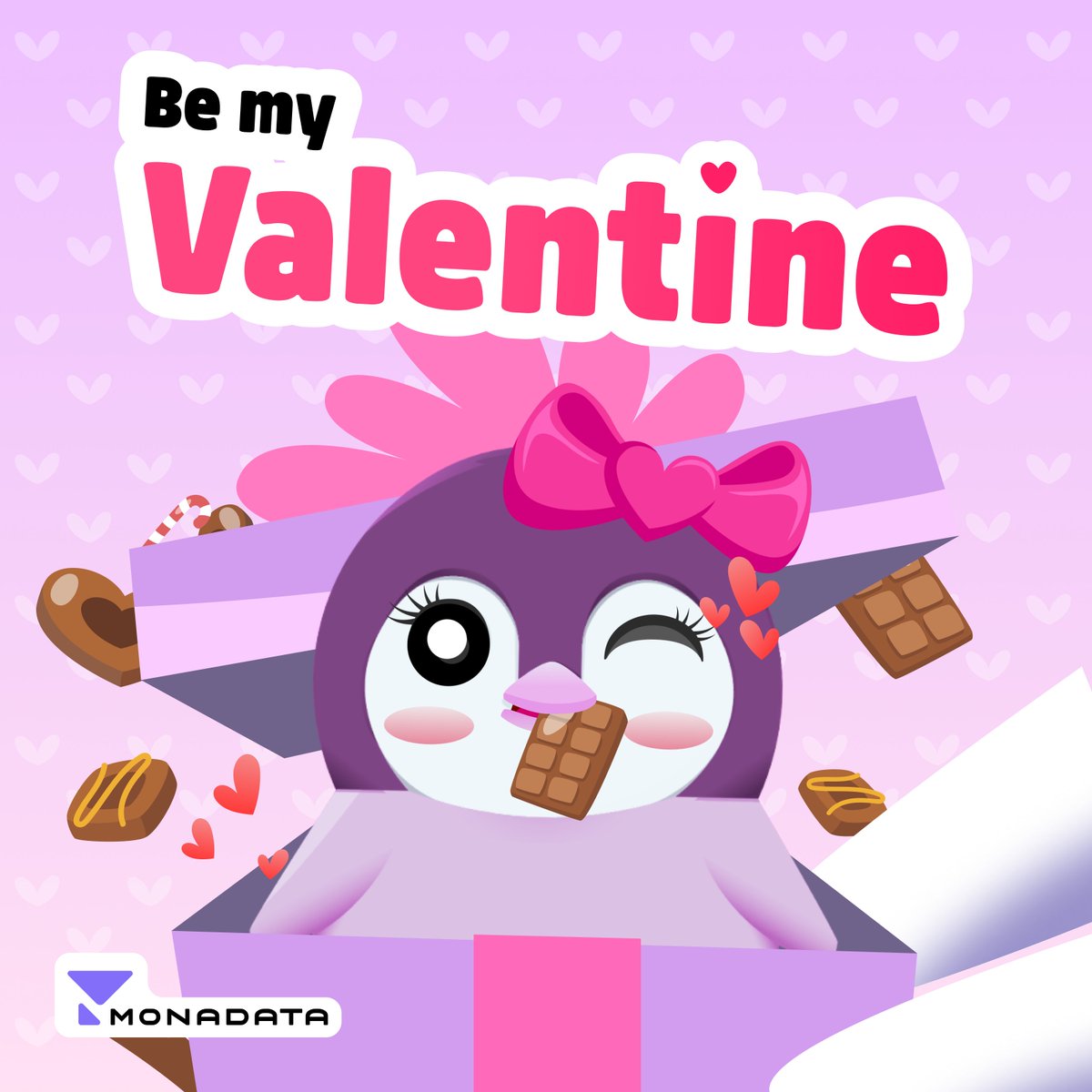 In case you don't want a human gf/bf for Valentine's day, Monadata does offer Penguu AI for rent, just cost some chocolates

Send chocolates 🍫