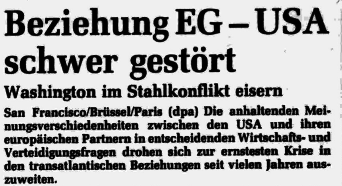 Schlagzeile aus 1982