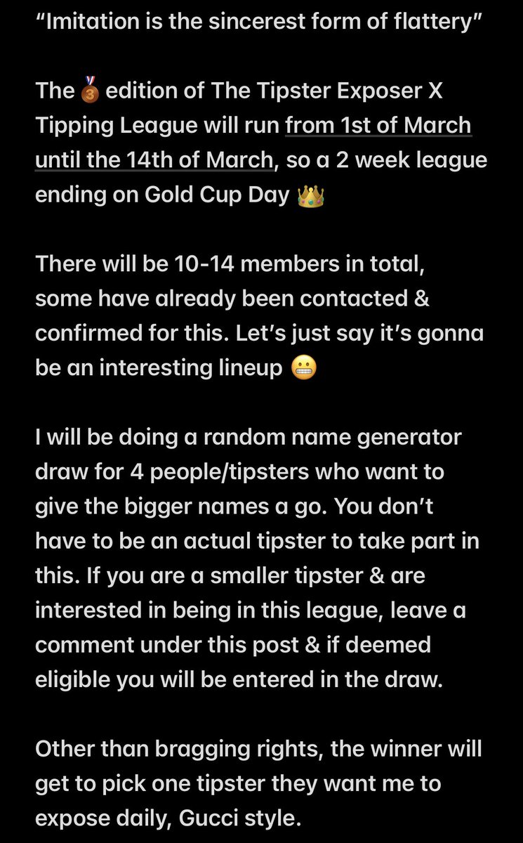Tipster Exposer tweet media