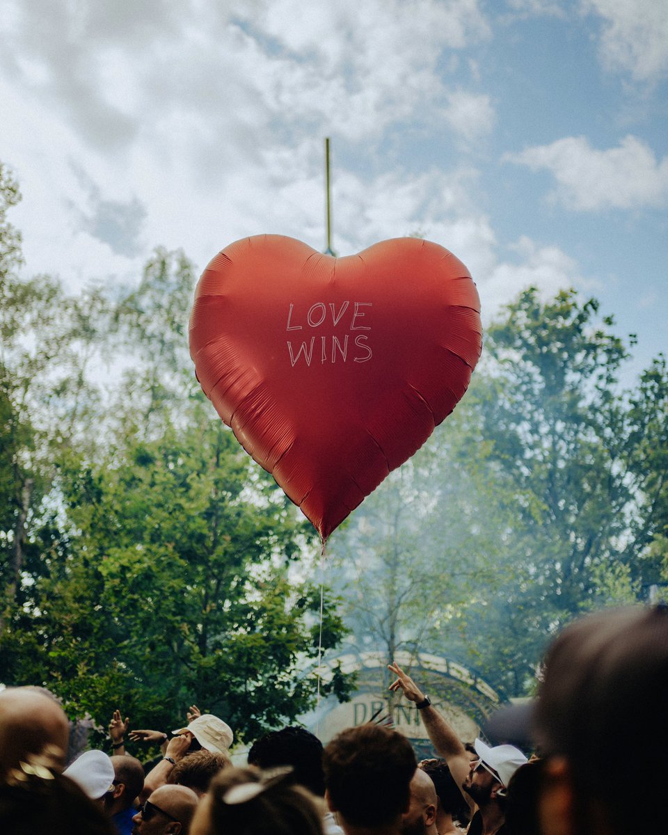 tomorrowland's tweet image. Love wins.