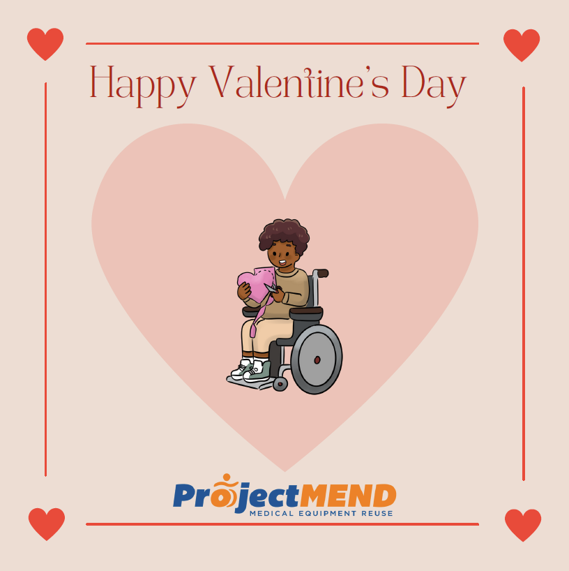 ProjectMENDSA's tweet image. ✂️💌 We’re Showing Love to our Valentines, YOU! 💌✂️

💕 Happy Valentine’s Day! Thank you for spreading love and making a difference every day!

#LoveInMotion #GiftOfMobility #ProjectMEND #ValentinesDay