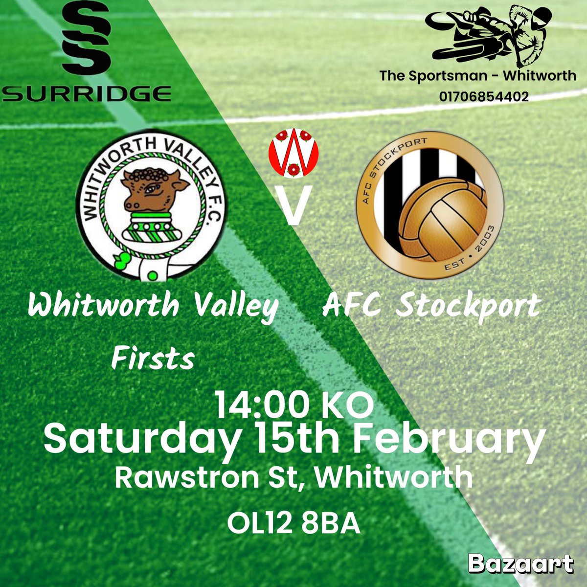 Only one fixture this weekend and it’s a home fixture in the cup as the first take on <a href="/AFC_Stockport/">AFC Stockport</a>.
The lads are hoping to have a good cup run and keep up their current form. 

Good luck lads UTV 🟢⚪️⚽️