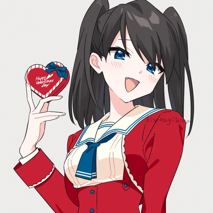 バレンタインのセーラー服。 