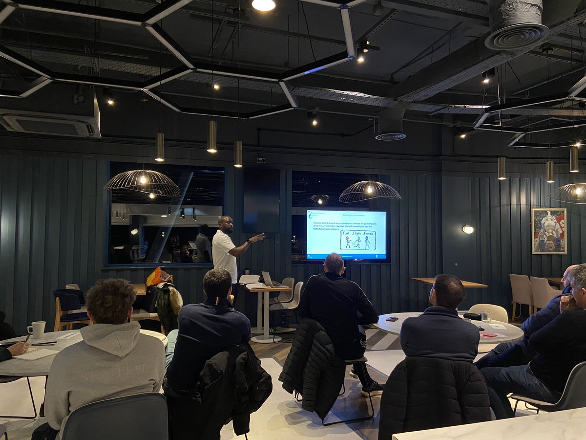 BerksandBucksFA's tweet image. REFEREE CPD | Dealing with Conflict for Referees 🙌

Thank you to all those in attendance at our first Conflict Management training for referees, last night at Reading FC  - and special thank you to @cmpresolutions for delivering the session 🤝
